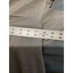 Halara NWOT Grey V-Neck Wrap Maxi Dress with Pockets Flutter Sleeve Tie Back XL
