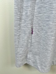 Title Nine Women&rsquo;s Sz Lg Unconventional Dress Stretch Gray Raspberry Coral