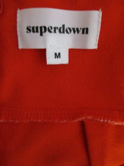 Superdown FAB! Trista Cut Out Side Slit Knee Dress in Poppy Red Size Medium