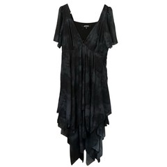 Disturbia Tempest Layered Midi Dress Size 8 Witchy Goth Fairy Whimsigoth Grunge