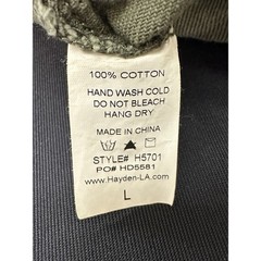 Utility Skirt Olive L California Farmer Outdoor Lace Up Goblin Gardener Y2K
