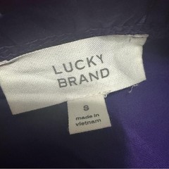 Lucky Brand Deep Purple Long Sleeve Dress