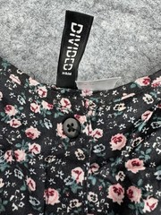 Black Floral Print Summer Dress Adjustable Straps Lightweight Viscose Sundress