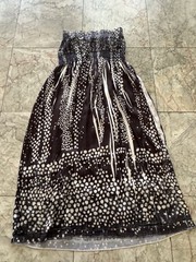 Lapis Y2K Smocked Sequin Strapless Dress Whimsigothic Tube Dress One Size