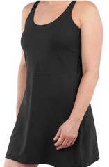 Elle Sport Women&rsquo;s Active Tank Dress 1856544 Black XXL New With Tags