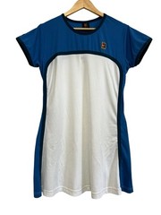 NEW Vtg 90s NIKE Dri-Fit Blue & White Court Tennis Athletic Dress Size XL USA