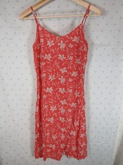 GAP Y2K Floral Pattern Salmon Pink Mini Shift Dress Retro – Women&rsquo;s size 2