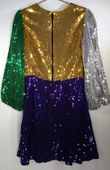 ALISE+OLIVIA BLAZE COLORBLOCK SEQUIN DRESS MINI SZ 12