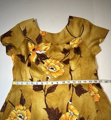 Vtg 70s Island Fashions Hawaii Maxi Dress Hibiscus Aloha Sz 12 Fit And Flare