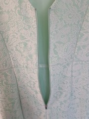 Red Herring Dress Size 10 Short Sleeveless Mint Green White Lace Wedding Summer