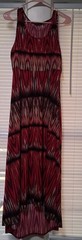 Medium Size Notations High-low Hemline Sleeveless Dress