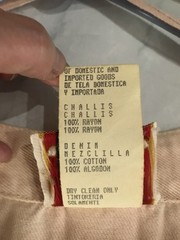 Vintage Tickets, Women 5/6 (M), Beige Sleeveless Pullover Denim Top Maxi Dress