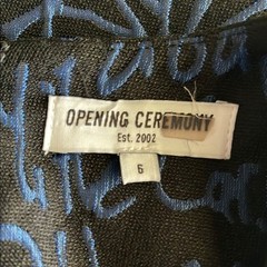 Opening Ceremony patterned fit and flare Doodle Dress, sz 6