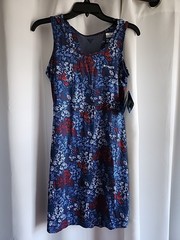 Columbia PFG Dress Omni-Freeze Omni-Wick XS NWT 4th of July Red White Blue