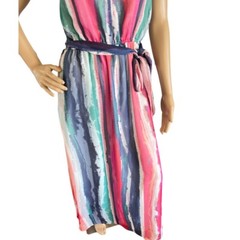 Jack by BB Dakota Joyner White Print Maxi Dress Size S/M
