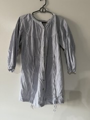 Chelsea & Violet Women&rsquo;s Long Sleeve Mini Shift Dress 100% Cotton Size Medium
