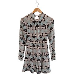 Reiss Ardelle Geo Printed Mini Dress