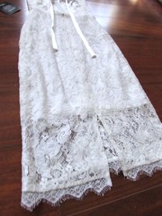 LULU&rsquo;S ~ New! NWT XXS ~ Lace High Neck OPEN BackSATIN RIBBON STRAP Midi Dress a8