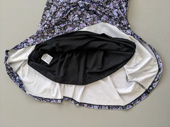 BCBGeneration Size SMALL Spaguetti Straps Black Velvet Floral Mini Dress NEW
