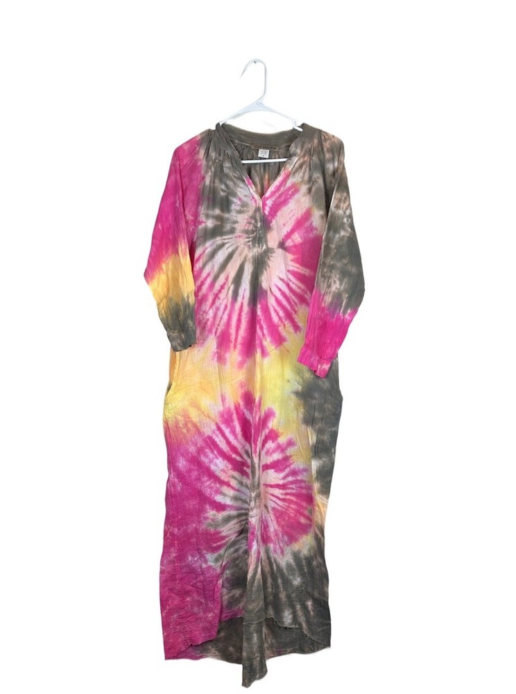 Love Tanjane Ojai California Hand-Dyed Tie-Dye Maxi Dress – Size Medium