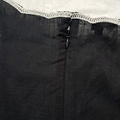 NWT Talbots Embroidered Linen Cotton Shift Dress Women&rsquo;s Plus 22W Black Vacation