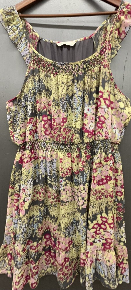 Old Navy Dress XXL Multicolor Mini Sleeveless Sheer Whimsy Fairy Romantic Y2K