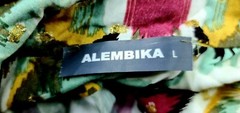 ALAMBIKA LONG COLOURFUL DRESS SIZE – L – MADE IN ISRAEL.