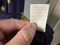 EUC Boden Bronwen Dress/blue with gold broderie, Size US 10R