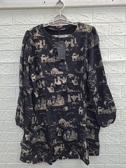 New Disturbia Lacelle Cotton Button Up Long Sleeve Mini Dress Women’s US Size 12