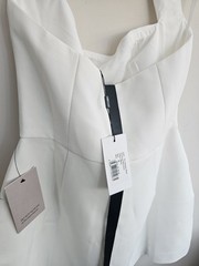 Odd Muse The Ultimate Muse Structured Mini Dress White Size M Brand New