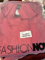 Fashion Nova Women’s Maxi Dress – Fuchsia Size S Off Shoulder Hidden Back Zipper