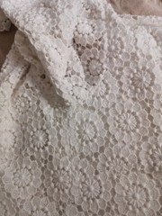 Dolce & Gabbana 2013 Macramé White Lace Shift Designer Dress IT36