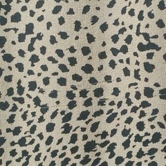 Vintage Leopard Cheetah Animal Print Midi Silk Shift Sleeveless Dress 20W Brown