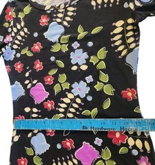 Lularoe Julia Tulip Floral With Dipped Dot Hem XXS