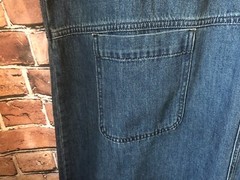 SEASALT : Book Seller Denim Pinafore Dress : U.K. 20 : Good Condition