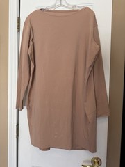 Lululemon BalletCore Dress Loose Floaty Peach/taupe NoSize Oversized Tunic