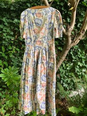 romantic vintage floral laura ashley summer dress uk12 eu 36 38
