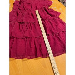 Grace Karin One Shoulder Ruffle Short Flowy Dress Swiss Dot Party Wedding XL NEW
