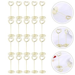 20Pcs Golden Multi-Function Message Clips Reusable Household Picture Holder
