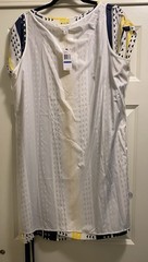 Nautica Women&rsquo;s Sleeveless Belted Multi-color Dress Size XL NWT NEW
