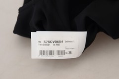 DSQUARED2 Dress Black Polyester Long Sleeves Bodycon Sheath IT38/US4/XS 1070usd