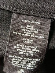 NWT Theory Easy Snap Open Front Shift MiniDress in Black Size M Short Sleeve