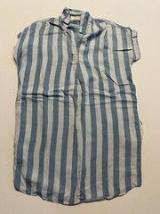 Thread & Supply Dress Women&rsquo;s Small Pullover Blue Stripe