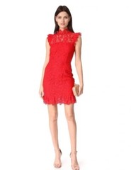 Revolve Aijek Orange Into The Night Lace Mini Dress Size 3 Cocktail