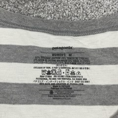 Patagonia Dress Womens Medium 3/4-Sleeved Au Bateau Stripe Cotton Blend Stretch
