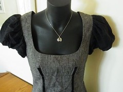 REVIEW Made in Australia Corporate Office Work Business Dress Silk Size 8 B46