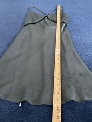 LULUS Olive Green Shiny Satin Slip Mini Dress Small Sexy Vintage Y2K 90s Holiday