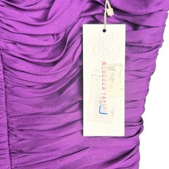 Rebecca Taylor Violet Tutu Dress Size 6 Sleeveless Ruffle Silk Blend Party