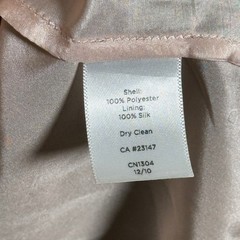 Talbots Womens Silk Sheath Dress 10P Black Pink Pleated Formal Modest Brunch