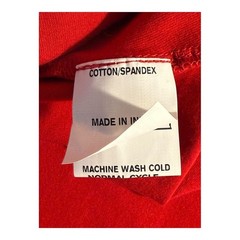 eShakti Red Navy Nautical Button Strap A Line Dress Size 0